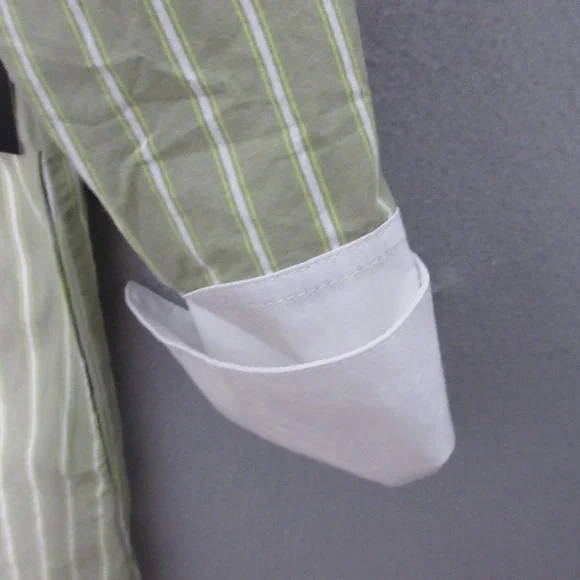 Tuckernuck Pomander Place Rohan Shirt Dress Small Green Stripe Pockets Shift NWT - Picture 4 of 13